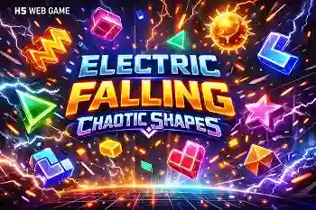 Electric Falling Chaotic Shapes